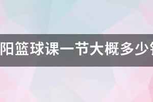 沈阳篮球训练营收费标准